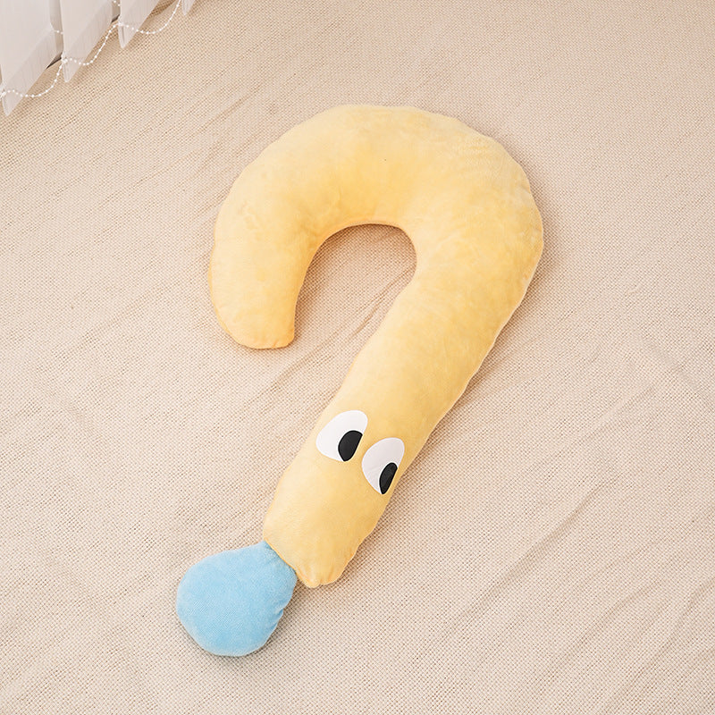 HKM-9494077 Moon Shaped Plush Sleeping Pillow for Pets - Soft and Cozy Dog and Cat Bed Pillow