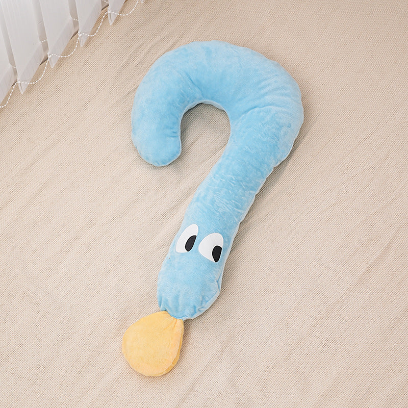 HKM-9494077 Moon Shaped Plush Sleeping Pillow for Pets - Soft and Cozy Dog and Cat Bed Pillow