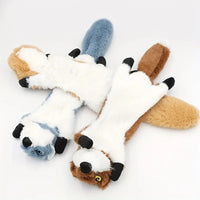 HKM-9495485 Plush Bite-Resistant Toys for Dogs – Fox, Squirrel, and Wolf Designs