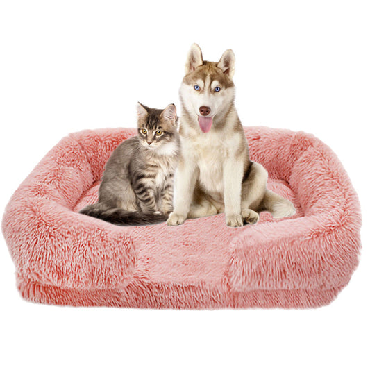 HKM-9496253 Removable and Washable Plush Pet Nest in Multiple Colors and Sizes