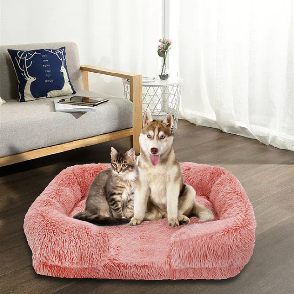 HKM-9496253 Removable and Washable Plush Pet Nest in Multiple Colors and Sizes