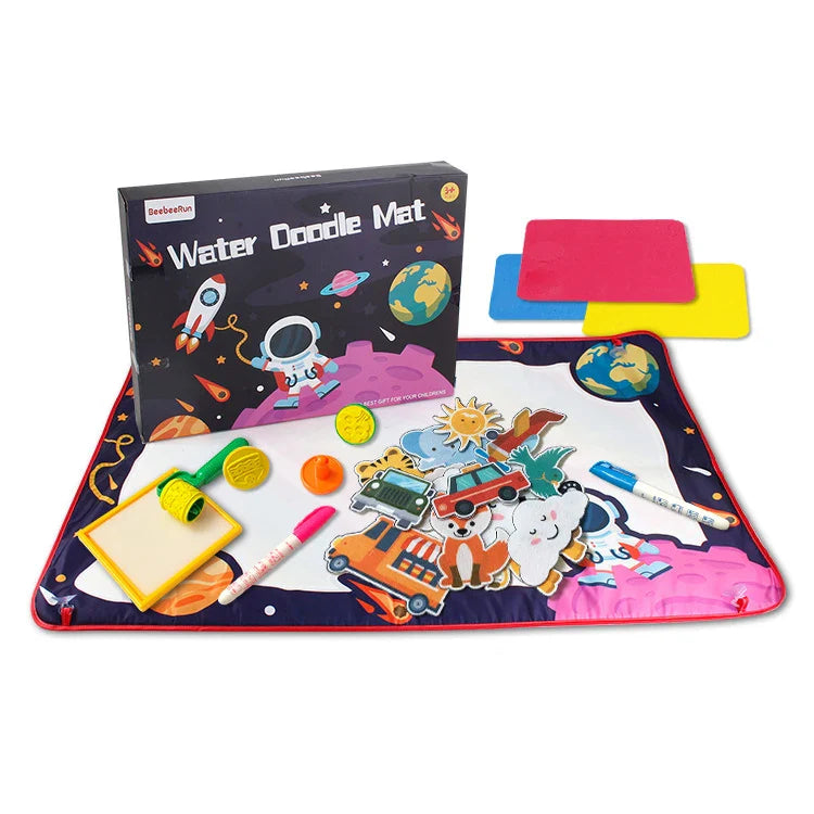 HKM-949651 Magic Aqua Doodle Mat for Kids with Accessories - Large 110x70 cm Water Drawing Toy