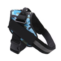 HKM-9497277 Reflective No-Pull Adjustable Dog Harness with Personalized Patch for Small to Large Dogs