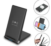 HKM-949779 Folding Vertical Wireless Charging Stand for Mobile Phones with Type-C Input