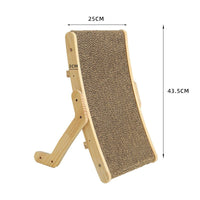 HKM-9498173 U-Shaped Corrugated Paper Cat Scratch Board, Eco-Friendly Pet Toy, Multi-Sized Design