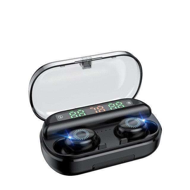 HKM-949971 Bluetooth Headset with Microphone and LED Battery Display, Stereo Sound, Multi-Point Connection