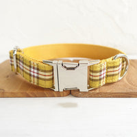 HKM-9499965 Bowknot Design Dog Collar and Drawstring Leash Set for Small to Large Breeds