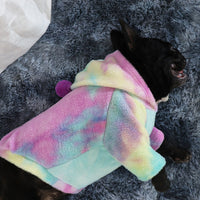 HKM-9500349 Tie-Dye Cashmere Fleece Sweater in Casual Style for Men and Women