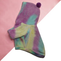 HKM-9500349 Tie-Dye Cashmere Fleece Sweater in Casual Style for Men and Women