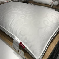 HKM-950035 Cotton Jacquard Pillow with Superfine Fiber Fill, 48x74 cm
