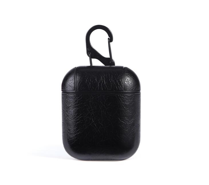 HKM-950099 Genuine Leather Protective Case for AirPods – Sleek Earphone Charger Storage