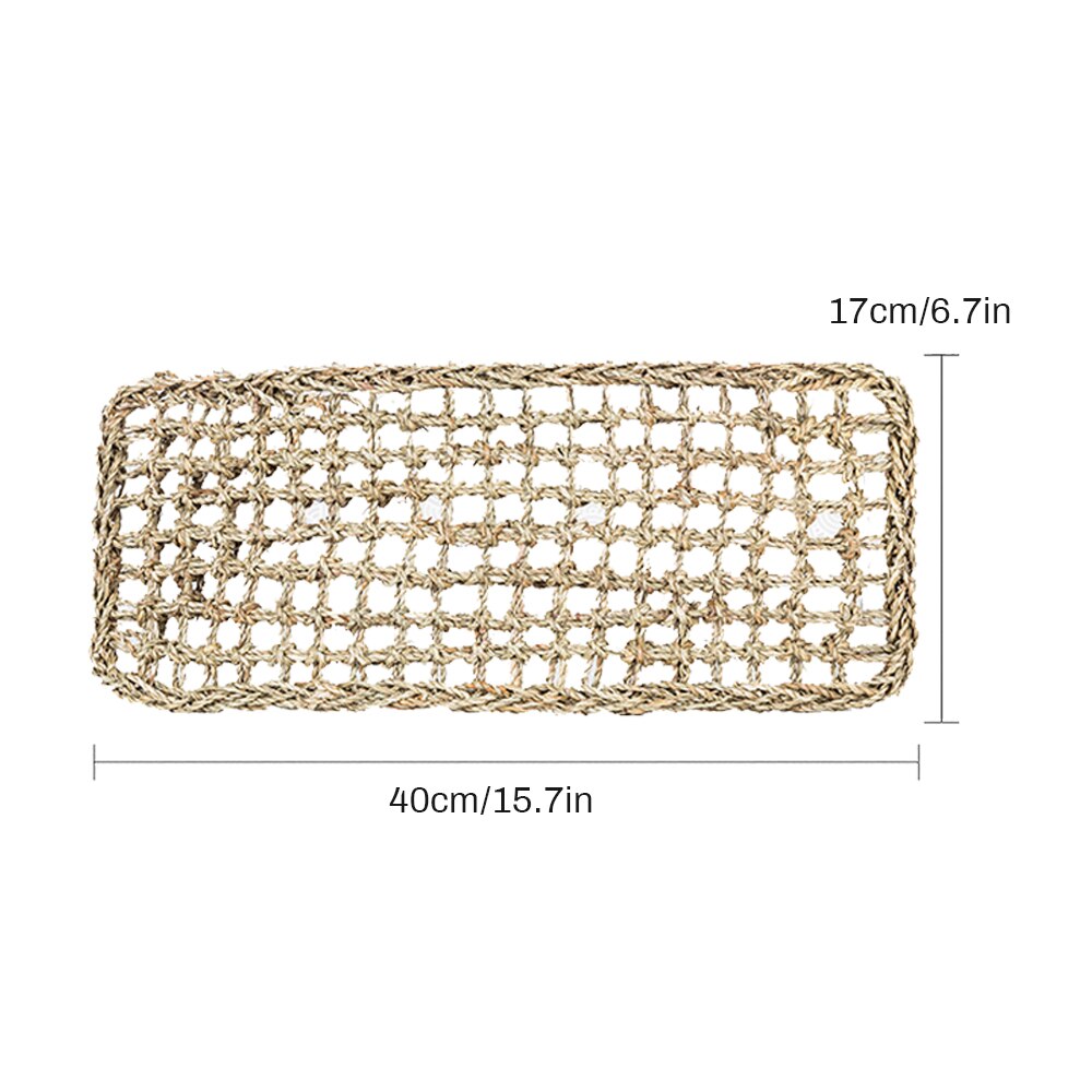 HKM-9502013 Natural Seaweed Straw Mat Hammock for Reptiles and Lizard Nest