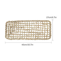 HKM-9502013 Natural Seaweed Straw Mat Hammock for Reptiles and Lizard Nest