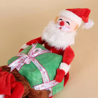 HKM-9502141 Santa Claus Transformation Dog Costume - Red Polyester - Sizes S to XXL