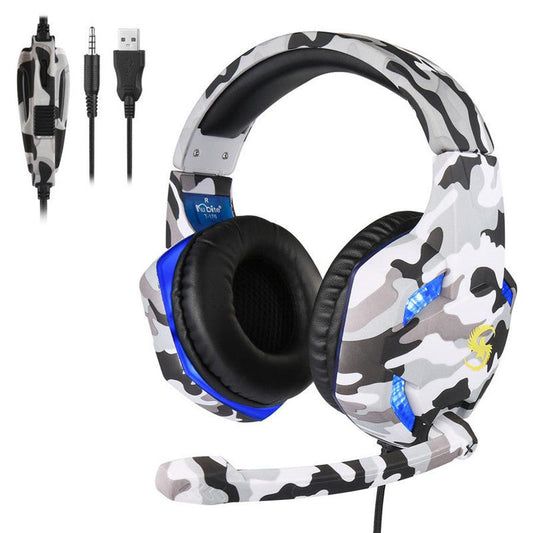 HKM-950419 Wired Gaming Headset with Luminous Design and Strong Bass - T-176 Model