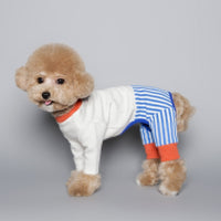 HKM-9504317 Stylish Striped Cotton Jumpsuit for Pets