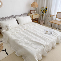 HKM-950547 Light Yellow Pure Cotton Summer Bed Sheet, 1.8*2.2m Size, Plain Design