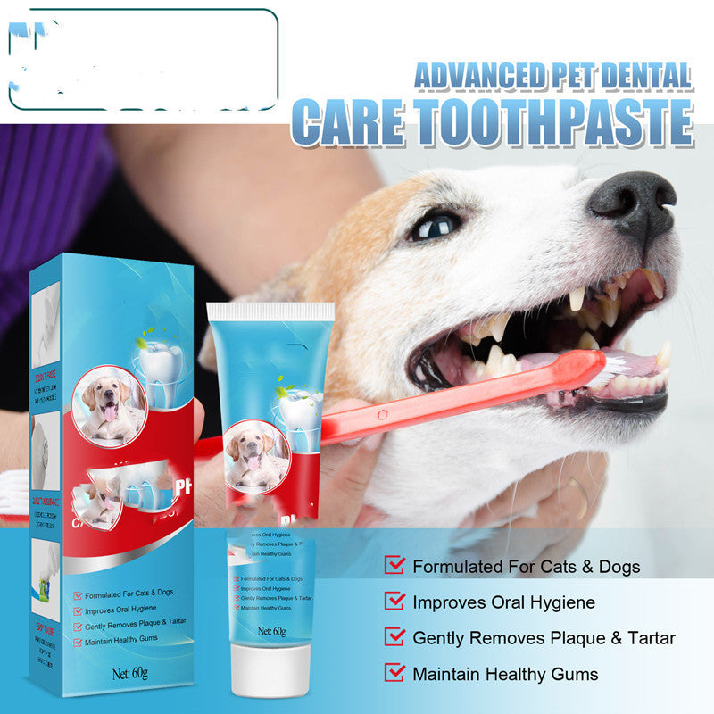 HKM-9505597 Pet Toothpaste for Fresh Breath and Dental Care - 60g