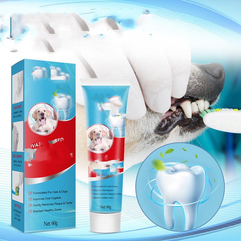HKM-9505597 Pet Toothpaste for Fresh Breath and Dental Care - 60g