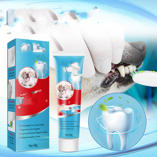 HKM-9505597 Pet Toothpaste for Fresh Breath and Dental Care - 60g
