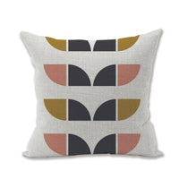 HKM-950611 Linen Blend Pillowcase for Home Office Sofa - Beige, 45x45cm