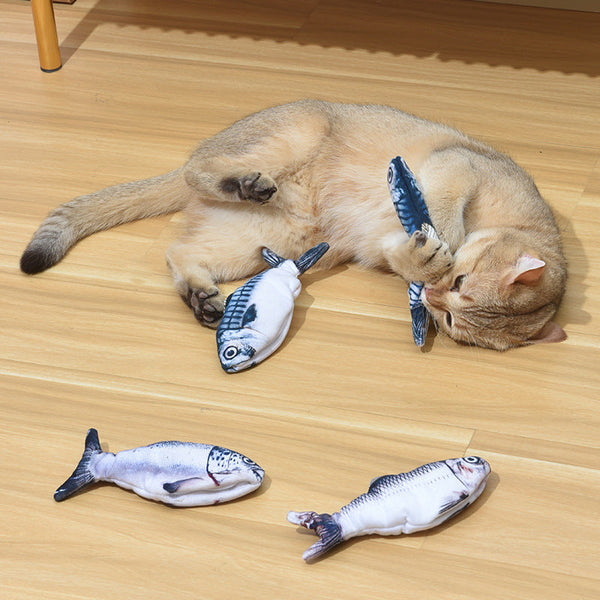 HKM-9506365 Electric Cat Toy with Interactive Fish Tank and USB Charging