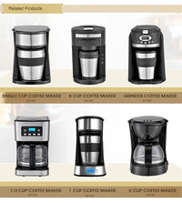 HKM-950803 12-Cup Permanent Swing Filter Coffee Maker for Home Brewing