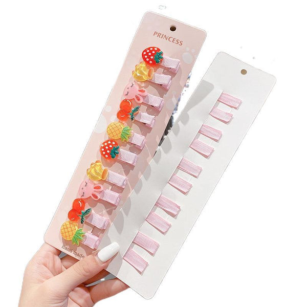 HKM-950803 Cartoon Animal Duckbill Clip Bangs Hairpin Set for Kids - 15 Cute Styles