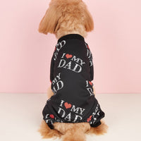 HKM-9508797 Lightweight Summer Dog Jumpsuit in Black and White - Four-Corner Sweater Design, Polyester, Multiple Sizes Available