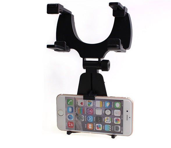HKM-950931 Adjustable Car Rearview Mirror Phone Holder with Flexible Stand