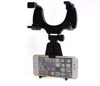 HKM-950931 Adjustable Car Rearview Mirror Phone Holder with Flexible Stand