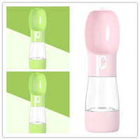 HKM-9509565 Eco-Friendly Multifunctional Pet Water Bottle with One-Touch Waterproof Button