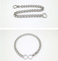 HKM-9511485 Stainless Steel Dog Control Chain for Large Breeds - Available in Multiple Sizes