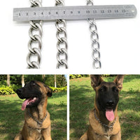 HKM-9511485 Stainless Steel Dog Control Chain for Large Breeds - Available in Multiple Sizes