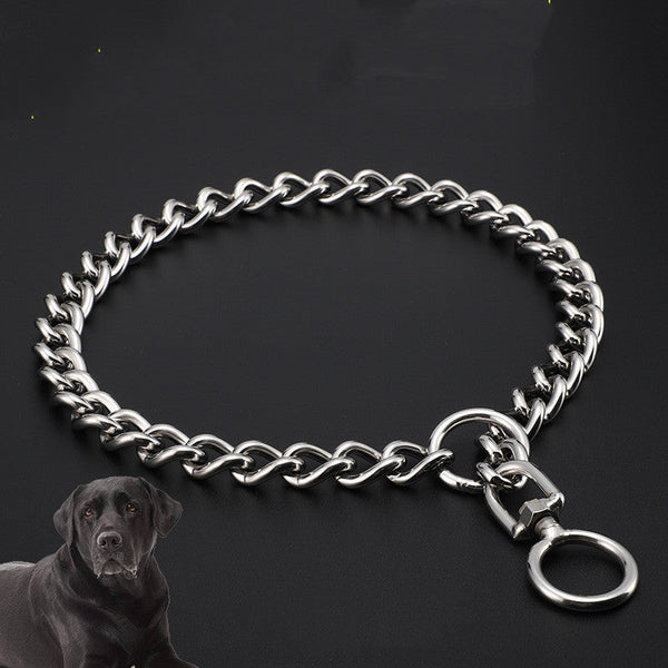 HKM-9511485 Stainless Steel Dog Control Chain for Large Breeds - Available in Multiple Sizes