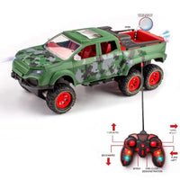 HKM-951187 1:16 Remote Control Climbing Car Toy - 6WD Rc Rock Crawler with Light Spray for Ages 8 and Up