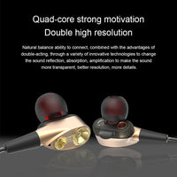 HKM-951251 Versatile 10mm Wired and Wireless Earphones with Microphone - Available in Pure White, Black, and Gold