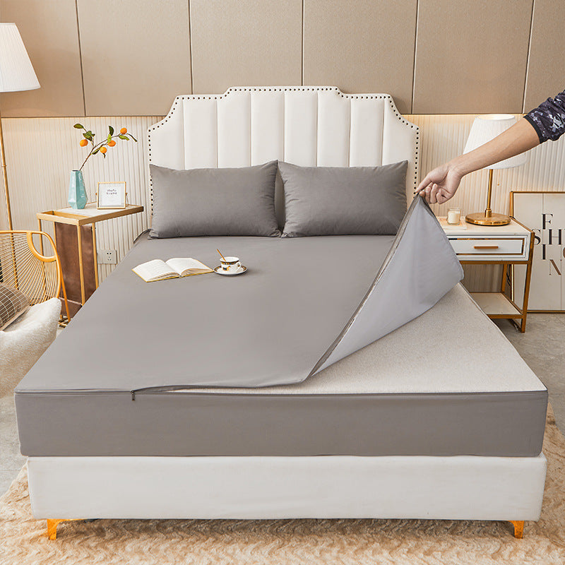 HKM-951379 Waterproof Six-Sided Mattress Protector - Breathable and Moisture-Proof Bed Cover