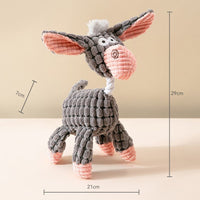 HKM-9514301 Durable Plush Dog Toy for Molar Training and Vocal Play