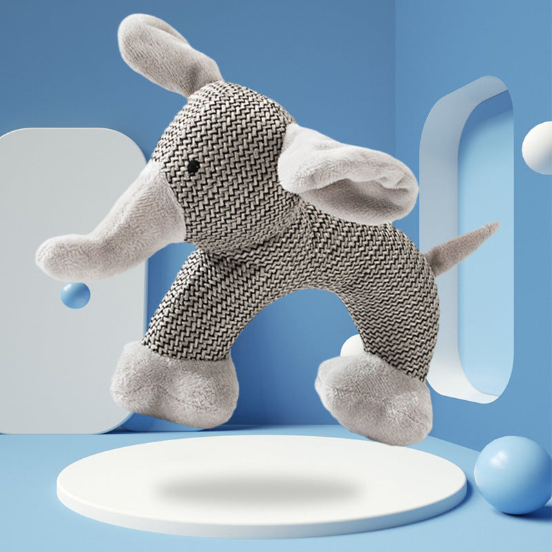 HKM-9514301 Durable Plush Dog Toy for Molar Training and Vocal Play