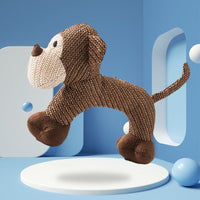 HKM-9514301 Durable Plush Dog Toy for Molar Training and Vocal Play