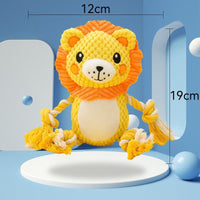 HKM-9514301 Durable Plush Dog Toy for Molar Training and Vocal Play