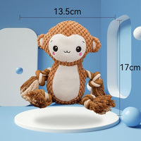 HKM-9514301 Durable Plush Dog Toy for Molar Training and Vocal Play