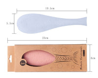 HKM-9515069 Fish-Shaped Cat Tongue Comb - 19.5cm Pink & Blue Grooming Tool for Cats