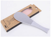HKM-9515069 Fish-Shaped Cat Tongue Comb - 19.5cm Pink & Blue Grooming Tool for Cats