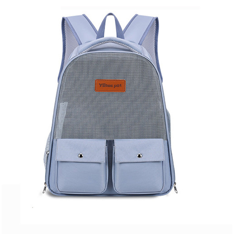 HKM-9515709 Breathable Foldable Pet Backpack with Large Capacity - Available in Soft Oxford Cloth