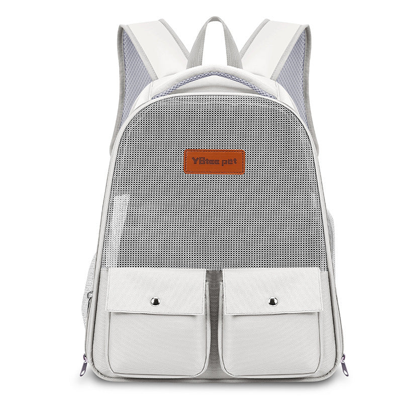 HKM-9515709 Breathable Foldable Pet Backpack with Large Capacity - Available in Soft Oxford Cloth