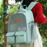 HKM-9515709 Breathable Foldable Pet Backpack with Large Capacity - Available in Soft Oxford Cloth