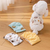 HKM-9516733 Soft Reusable Pet Diaper with Leakproof Design and Adjustable Waistband for Male Dogs