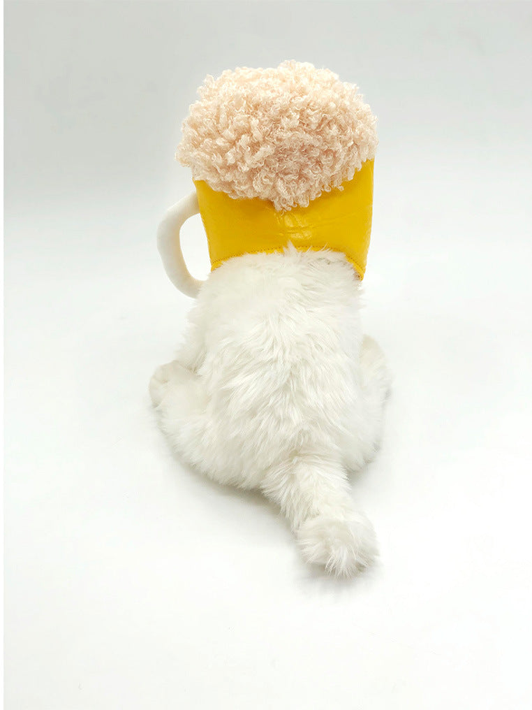 HKM-9517629 Pet Beer Hat Cosplay Headwear for Dogs - PU Material, Size S, M, L Available
